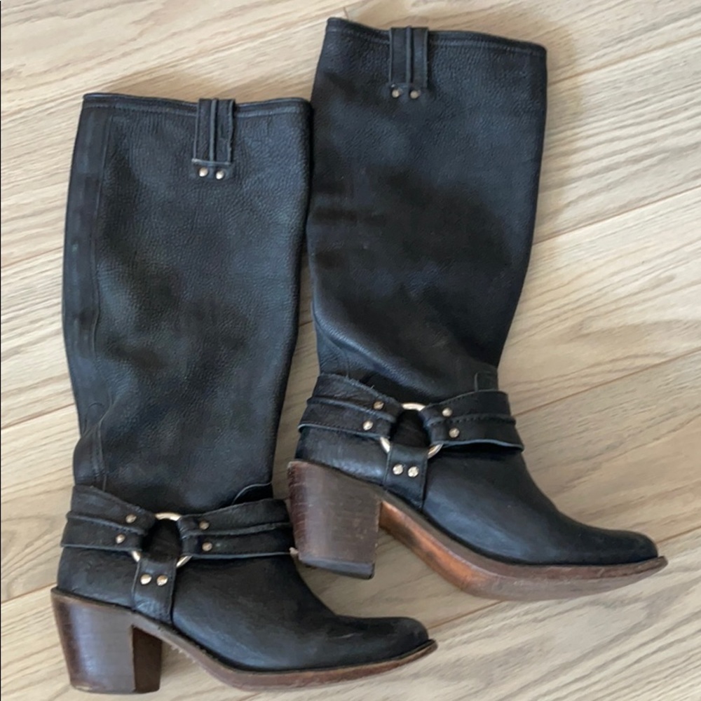 Frye Carmen harness boots